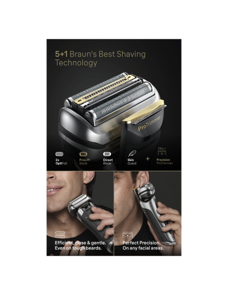 9567CC Skuveklis Series 9 Pro+ Auduma Maciņš Ceļojumiem + Clean&Charge 