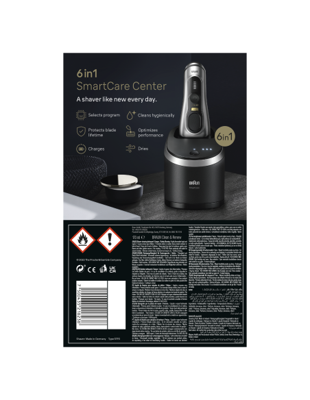 9567CC Skuveklis Series 9 Pro+ Auduma Maciņš Ceļojumiem + Clean&Charge 