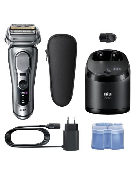 9667CC Barzdaskutė Series 9 PRO+ Clean&Charge / silver