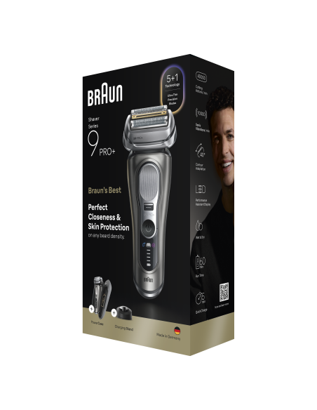 9625S Skuveklis Series 9 PRO+ Power Case / grey