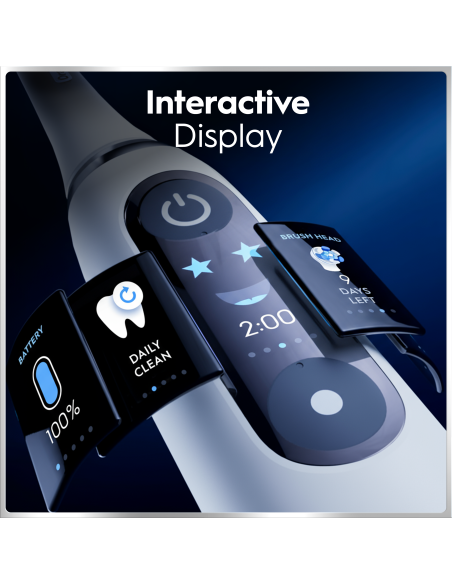 iOM6.1A6.BC Oral-B iO6 Elektrinis Dantų Šepetėlis White