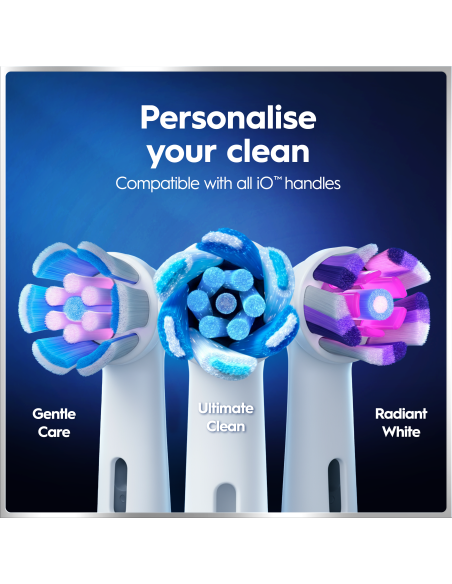 iOM6.1A6.BC Oral-B iO6 Elektrinis Dantų Šepetėlis White