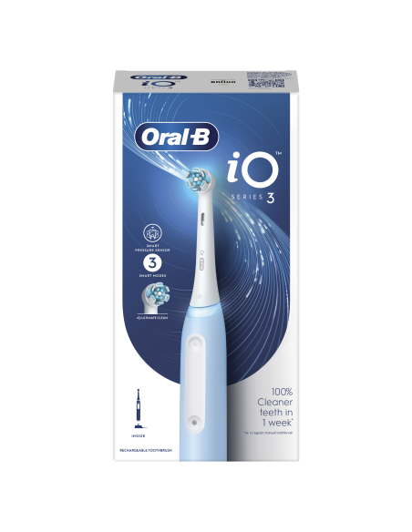 iOG3.1A6.0 Oral-B iO3 Elektriskā Zobu Birste Ice Blue