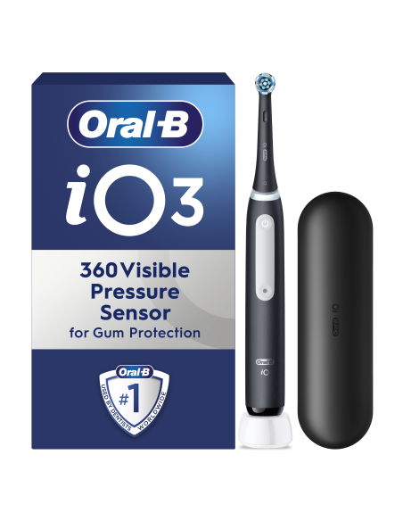 Oral-B iO3 Elektriskā Zobu Birste Matt Black+TC