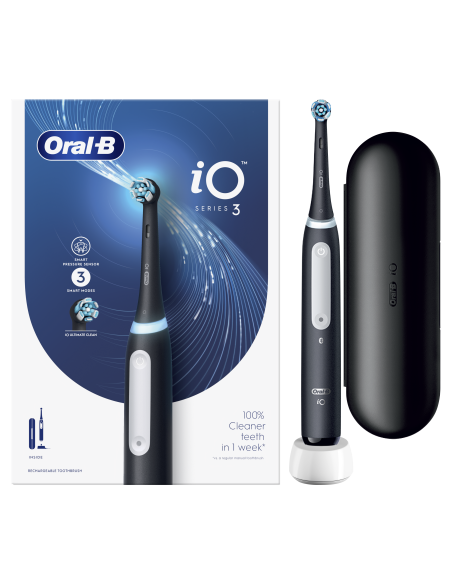 Oral-B iO3 Elektriskā Zobu Birste Matt Black+TC