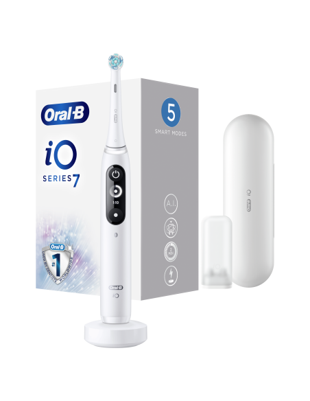iOM7.1A1.1BD Oral-B iO7 Elektriskā Zobu Birste White Alabaster