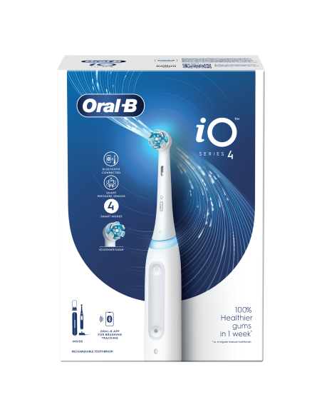 DC!  iOG4.1A6.1DK Oral-B iO4 elektriline hambahari Quite White 