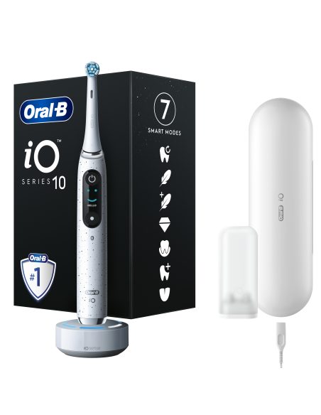 iOM10.1A3.1AD Oral-B iO10 Elektrinis Dantų Šepetėlis Stardust White