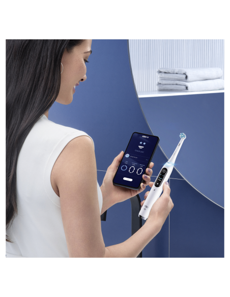 iOM9.1A1.1AD Oral-B iO9 Elektriskā Zobu Birste White Alabaster