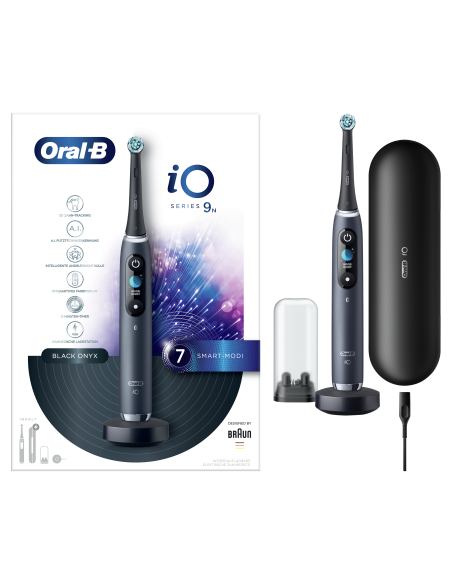 iOM9.1B2.2AD Oral-B iO9 Elektriskā Zobu Birste Black Onyx