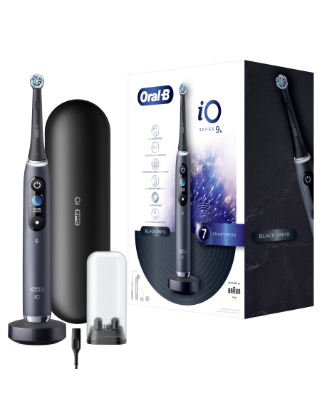 iOM9.1B2.2AD Oral-B iO9 Elektriskā Zobu Birste Black Onyx
