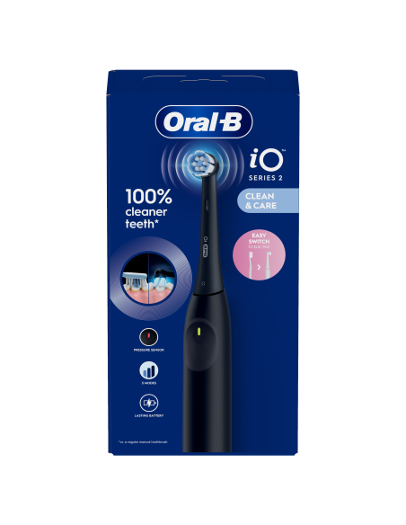iOS2.1D9.0 Oral-B iO2 Elektriskā Zobu Birste Night Black