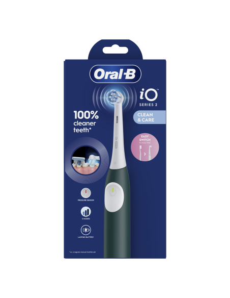 iOS2.1C9.0G Oral-B iO2 Elektriskā Zobu Birste Green Forest