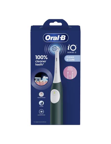 iOS2.1C9.0G Oral-B iO2 Elektriskā Zobu Birste Green Forest