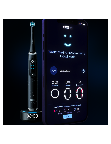 iOM10.1B4.2AD Oral-B iO10 Elektriskā Zobu Birste Black booster