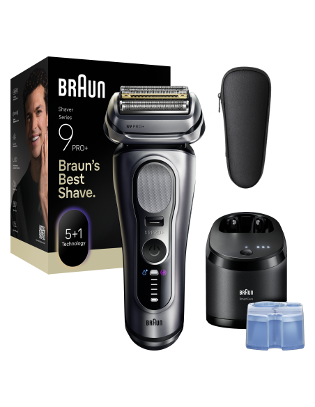 9667CC Skuveklis Series 9 PRO+ Clean&Charge / silver