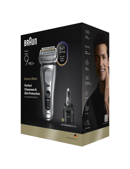 9667CC Skuveklis Series 9 PRO+ Clean&Charge / silver