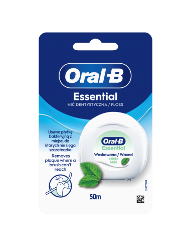 Oral-B Essential Mint Zobu Diegs, Ar Vasku, 50 m
