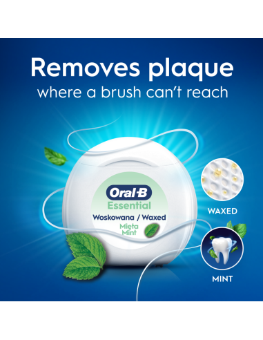 Oral-B Essential Mint Zobu Diegs, Ar Vasku, 50 m