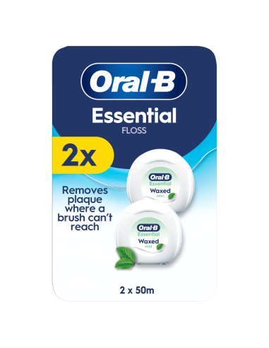 Oral-B Essential Mint Zobu Diegs, Ar Vasku, 2×50 m