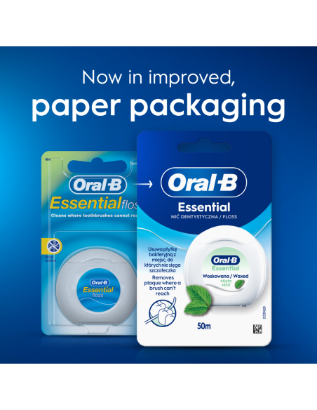 Oral-B Essential Mint Vahatatud Hambaniit 2x50 m