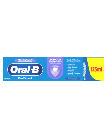 KAST 12 tk! Oral-B Pro-Expert Gentle Whitening Dantų pasta, 125 ml