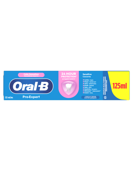 KAST 12 tk! Oral-B Pro-Expert Sensitive Calm Sensation Dantų pasta, 125 ml