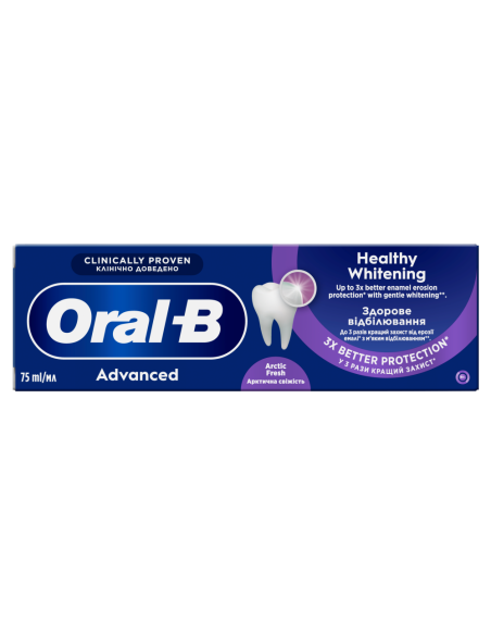 Oral-B Advanced Healthy Whitening Arctic Fresh Hambapasta, 75 ml