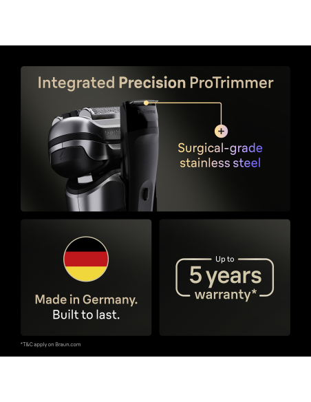 9667CC Barzdaskutė Series 9 PRO+ Clean&Charge / silver