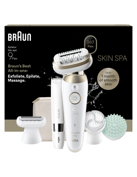 Braun Silk•épil 9 Flex SkinSpa epilaator + minitrimmer BODY