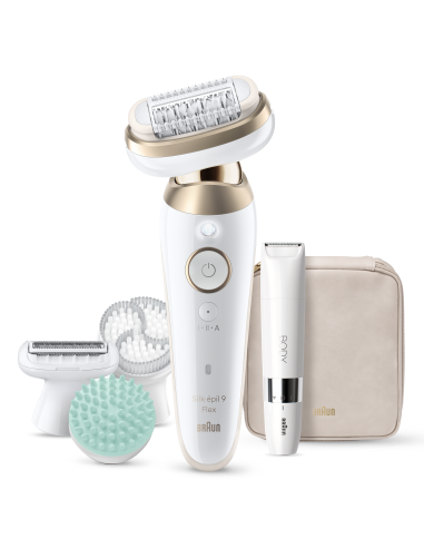 Braun Silk•épil 9 Flex SkinSpa epilaator +...