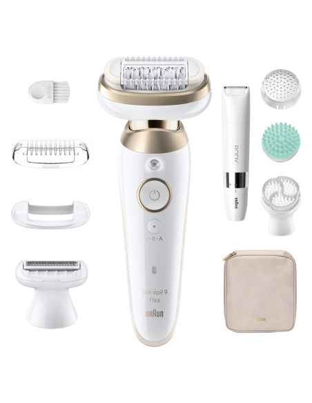 Braun Silk•épil 9 Flex SkinSpa epilaator + minitrimmer BODY