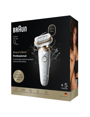 3D Braun Silk•épil 9 Flex Epilaator