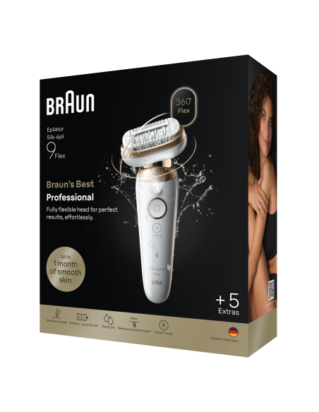 3D Braun Silk•épil 9 Flex epilaator