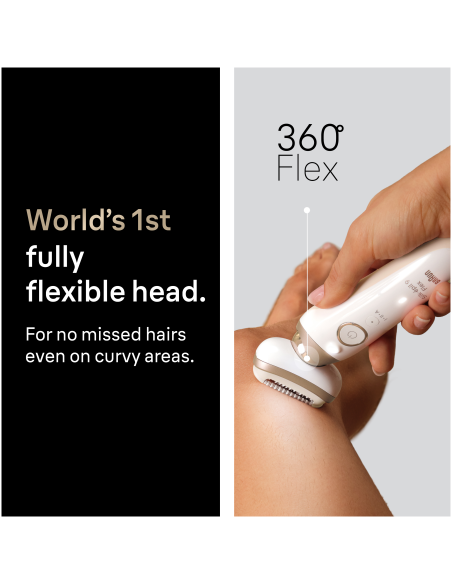 3D Braun Silk•épil 9 Flex Epilaator