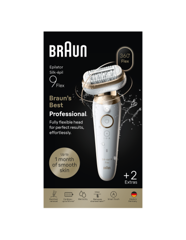 SES9-011 3D Braun Silk•épil 9 Flex Epilaator