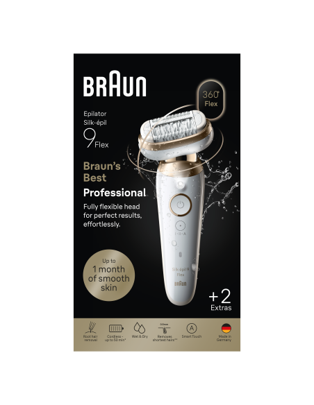 SES9-011 3D Braun Silk•épil 9 Flex Epilaator