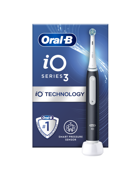 Oral-B iO3 Elektrinis Dantų Šepetėlis Matt Black