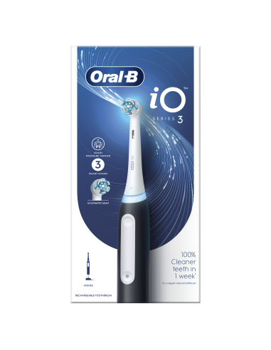 Oral-B iO3 Elektrinis Dantų Šepetėlis Matt Black