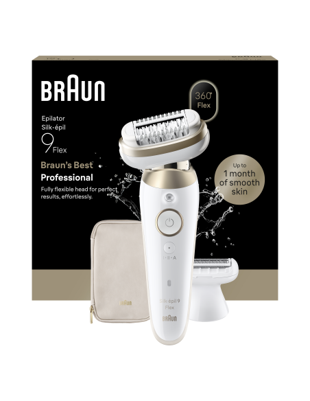 SES9-030 3D Braun Silk•épil 9 Flex Epiliatorius