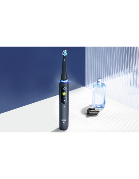 iOM6d.2J6 Oral-B iO6 Duo Pack Elektrinis Dantų Šepetėlis Black + Pink Sand Extra Handle