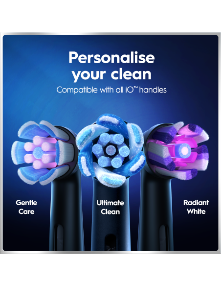Oral-B iO6 Duo Pack elektriline hambahari Black + Pink Sand Extra Käepide +TC