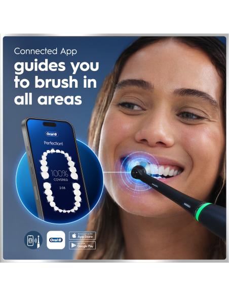 Oral-B iO6 Duo Pack elektriline hambahari Black + Pink Sand Extra Käepide +TC