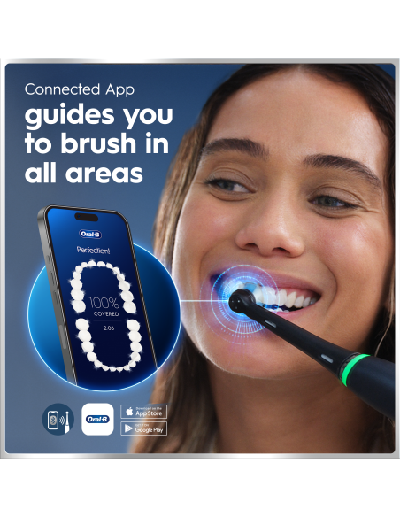 Oral-B iO6 Duo Pack elektriline hambahari Black + Pink Sand Extra Käepide +TC