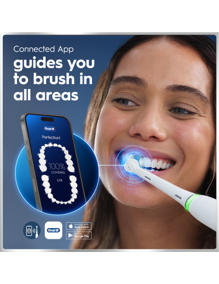 iOM6d.2AC6.B Oral-B iO6 Duo Pack elektriline hambahari White + Pink Sand Extra Käepide +TC