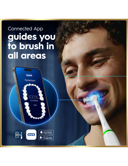 iOM9.1A1.1AD Oral-B iO9 Elektriskā Zobu Birste White Alabaster