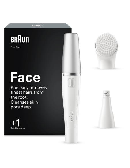 SE810 Braun Face Veido epiliatorius ir šepetėlis