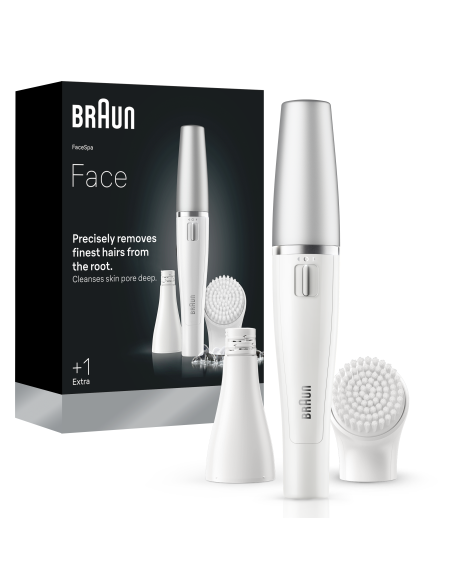 SE810 Braun Face Veido epiliatorius ir šepetėlis