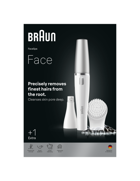 SE810 Braun Face Veido epiliatorius ir šepetėlis