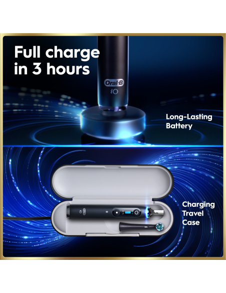 iOM9.1B2.2AD Oral-B iO9 Elektriskā Zobu Birste Black Onyx